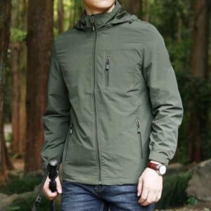 Jaket Tactical Military Pria Bahan Parasut